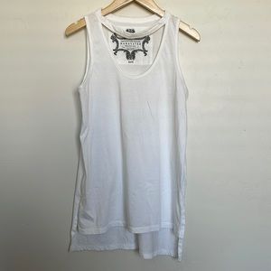 White high low tank